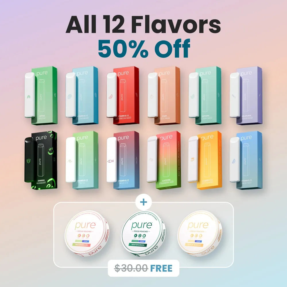 Everything in The Full Lineup, with the 3 free Focus pouch tins marked